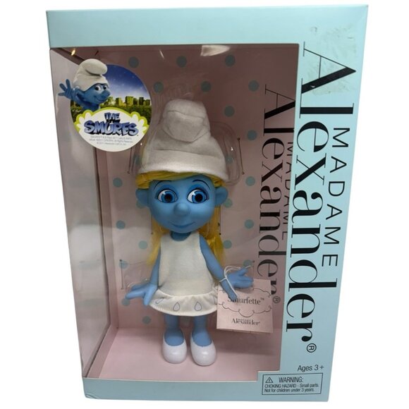 NIB Madame Alexander SMURFETTE Doll #62370 The Smurfs Movie 2011 New in Box